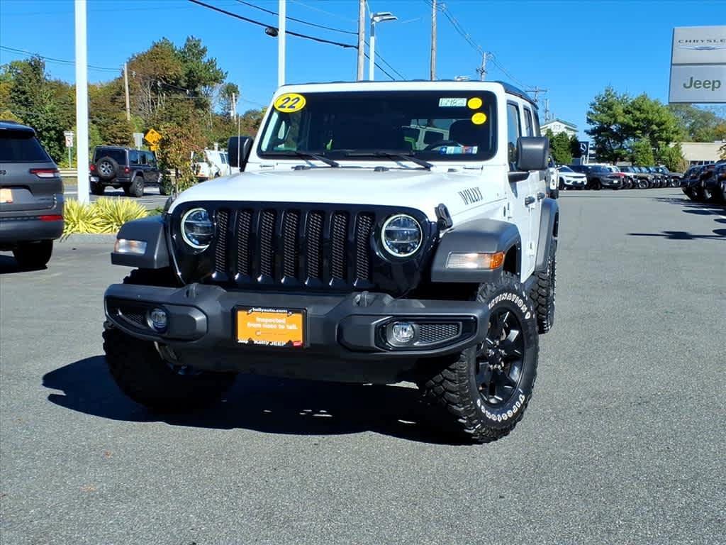 used 2022 Jeep Wrangler Unlimited car, priced at $34,984