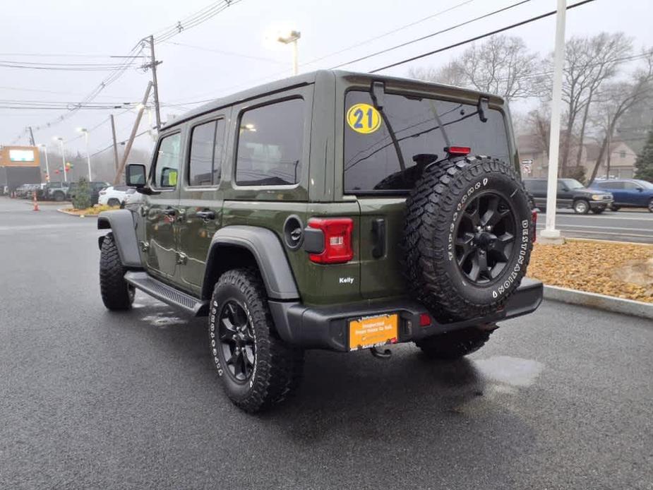 used 2021 Jeep Wrangler Unlimited car, priced at $41,261