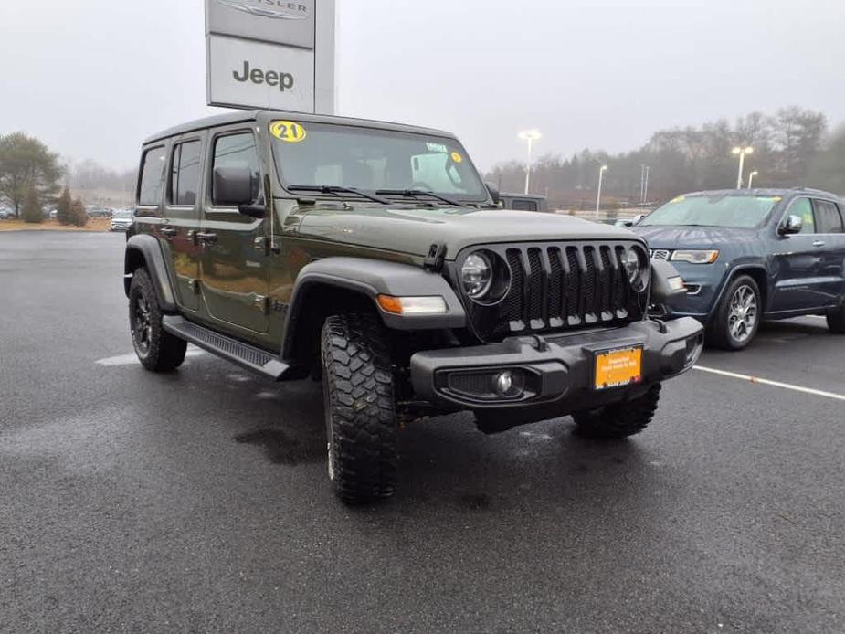 used 2021 Jeep Wrangler Unlimited car, priced at $41,261