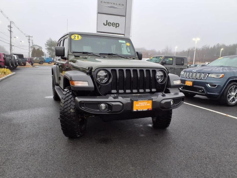 used 2021 Jeep Wrangler Unlimited car, priced at $41,261