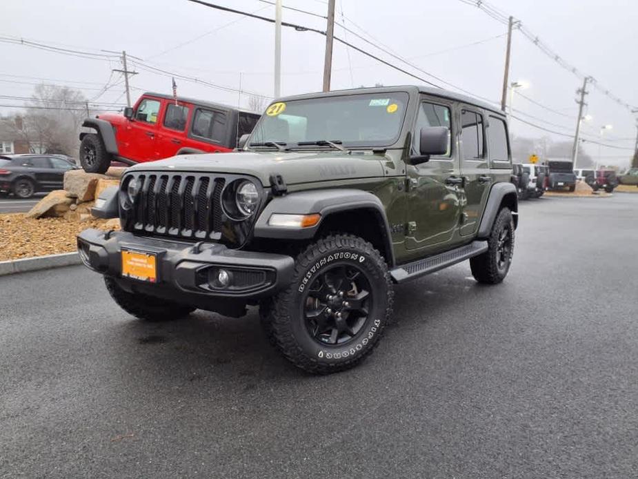 used 2021 Jeep Wrangler Unlimited car, priced at $41,261