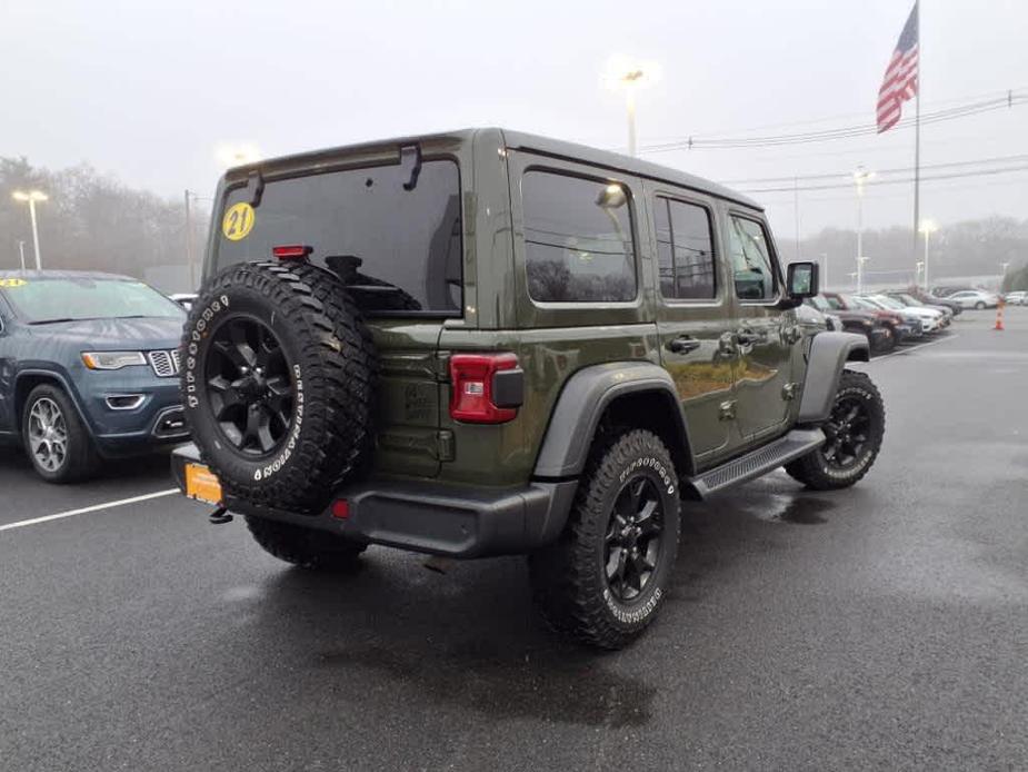 used 2021 Jeep Wrangler Unlimited car, priced at $41,261