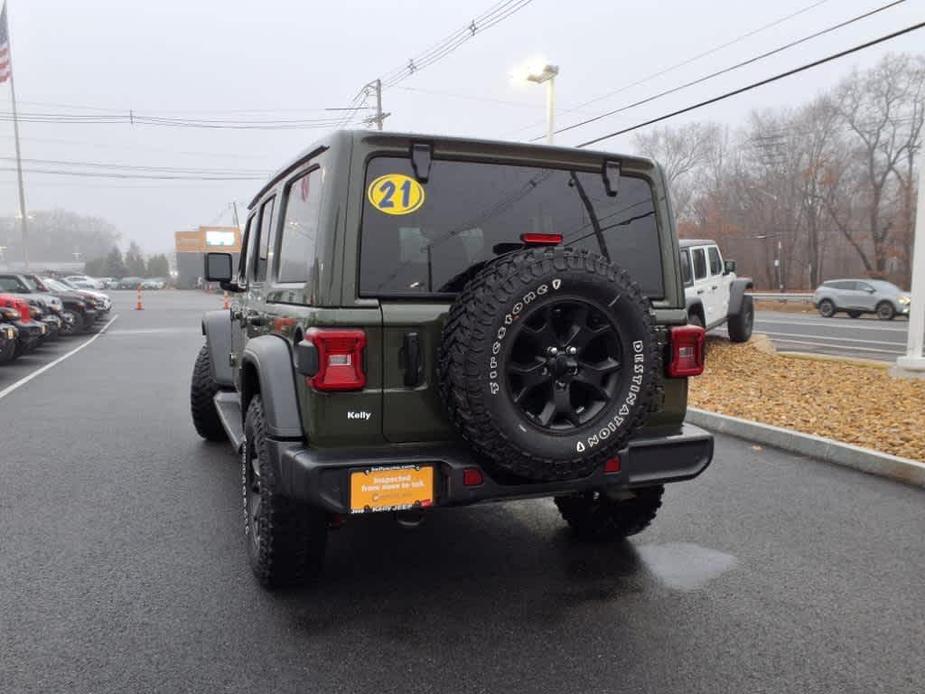 used 2021 Jeep Wrangler Unlimited car, priced at $41,261