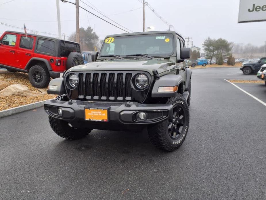 used 2021 Jeep Wrangler Unlimited car, priced at $41,261