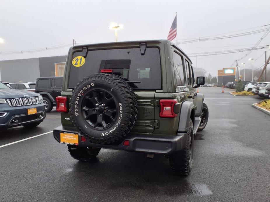 used 2021 Jeep Wrangler Unlimited car, priced at $41,261