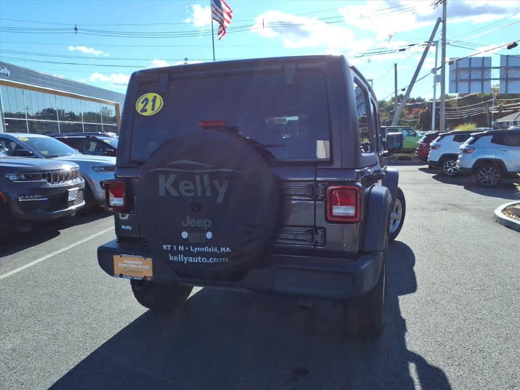 used 2021 Jeep Wrangler Unlimited car, priced at $34,498