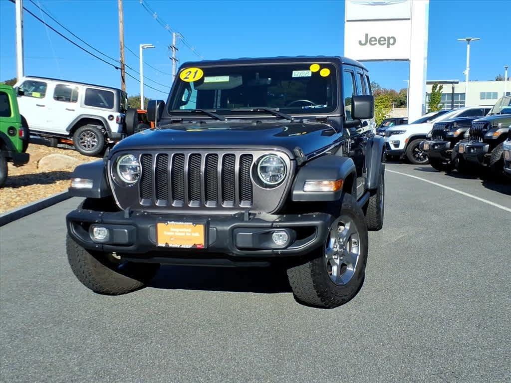 used 2021 Jeep Wrangler Unlimited car, priced at $34,498