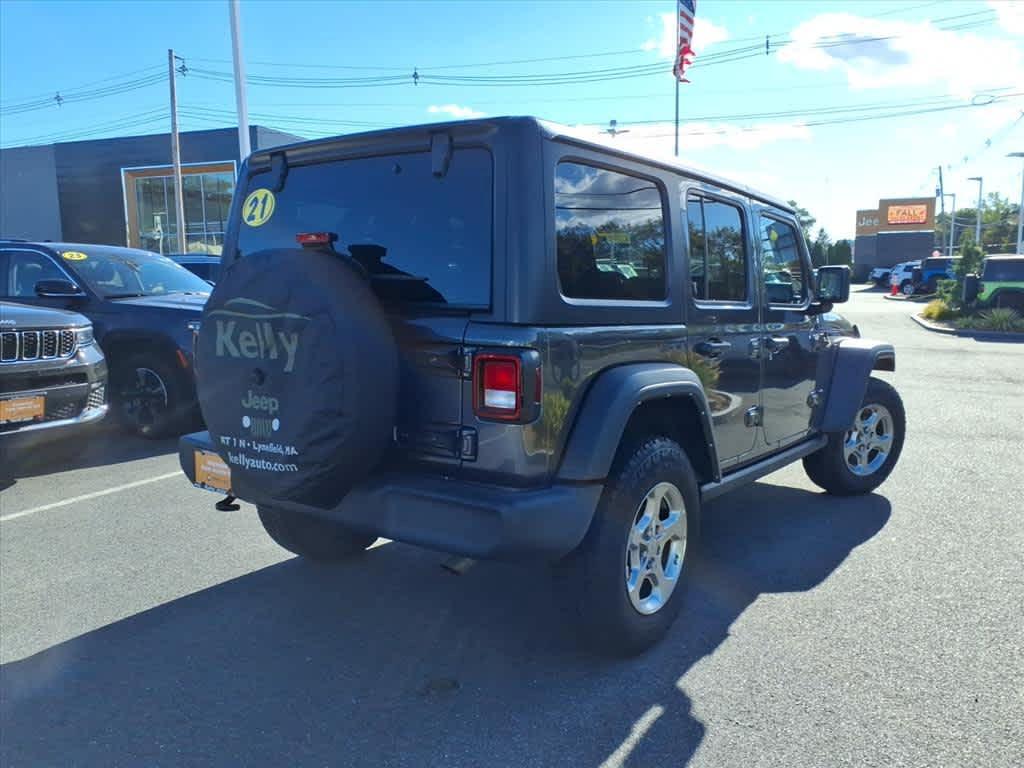 used 2021 Jeep Wrangler Unlimited car, priced at $34,498