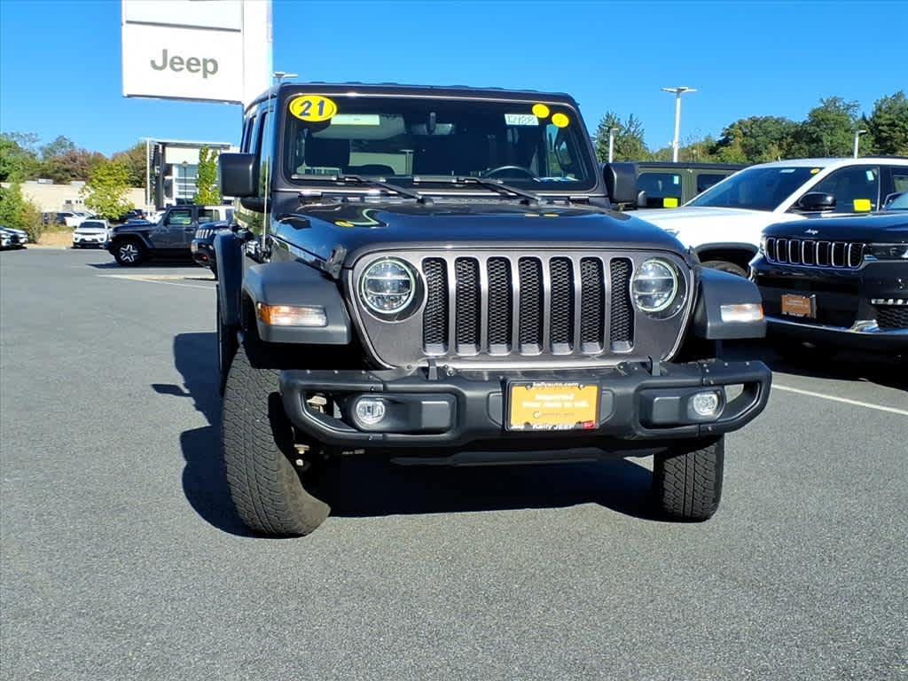 used 2021 Jeep Wrangler Unlimited car, priced at $34,498