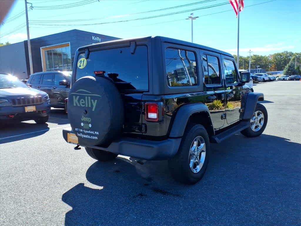 used 2021 Jeep Wrangler Unlimited car, priced at $34,605