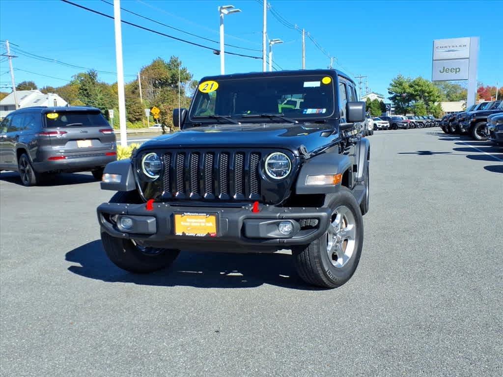 used 2021 Jeep Wrangler Unlimited car, priced at $34,605