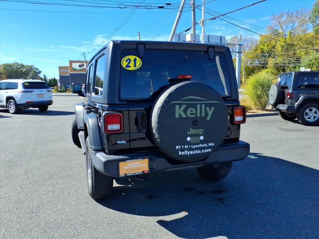 used 2021 Jeep Wrangler Unlimited car, priced at $34,605