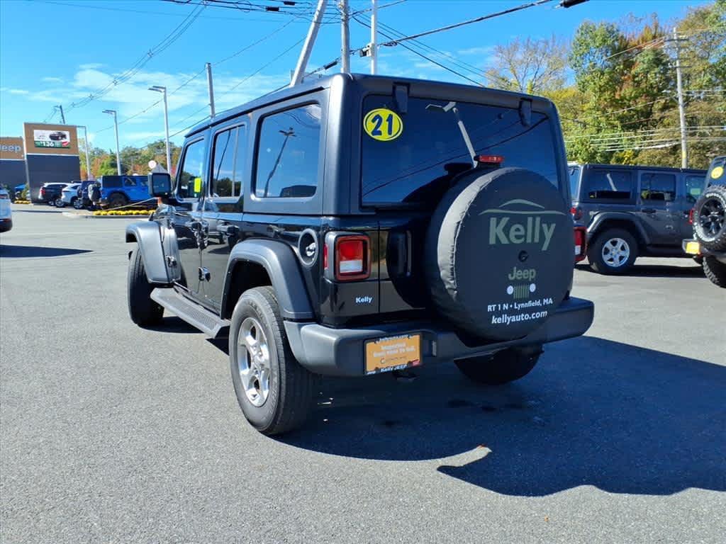 used 2021 Jeep Wrangler Unlimited car, priced at $34,605