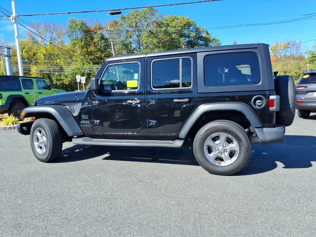 used 2021 Jeep Wrangler Unlimited car, priced at $34,605