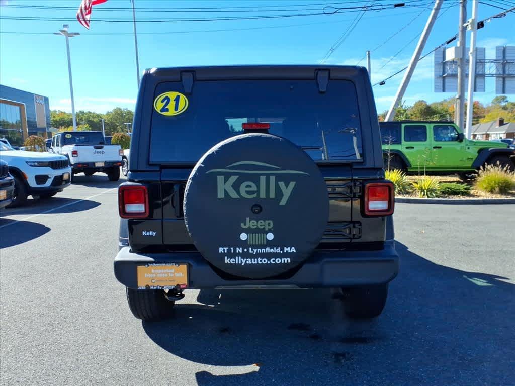used 2021 Jeep Wrangler Unlimited car, priced at $34,605