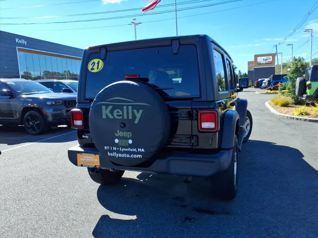 used 2021 Jeep Wrangler Unlimited car, priced at $34,605