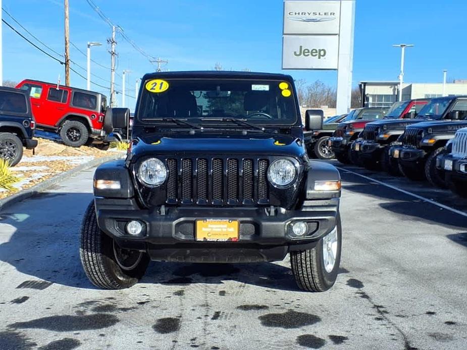 used 2021 Jeep Wrangler Unlimited car, priced at $34,998