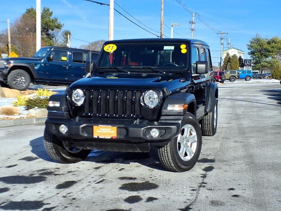 used 2021 Jeep Wrangler Unlimited car, priced at $34,998