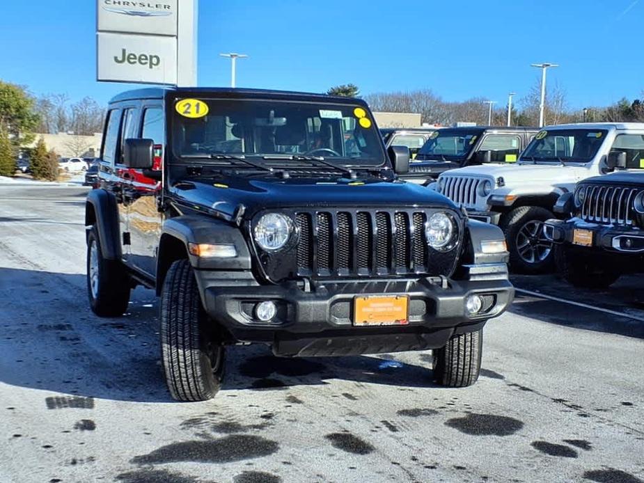 used 2021 Jeep Wrangler Unlimited car, priced at $34,998