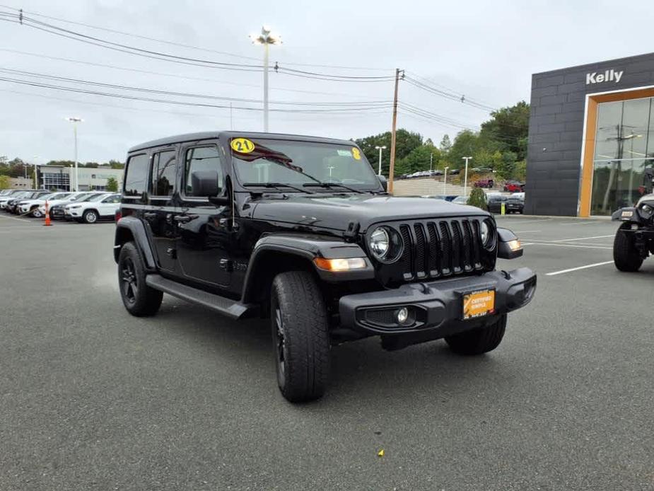 used 2021 Jeep Wrangler Unlimited car, priced at $43,998