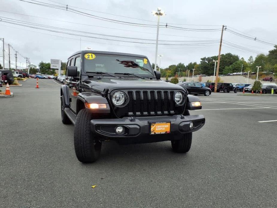 used 2021 Jeep Wrangler Unlimited car, priced at $43,998