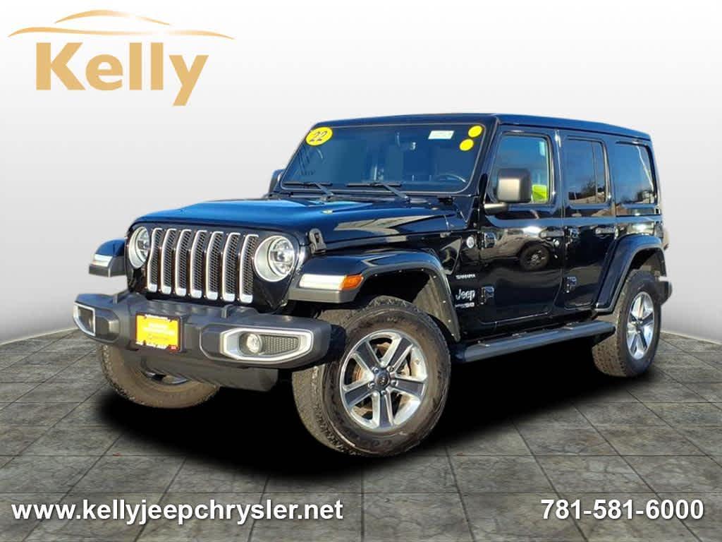 used 2022 Jeep Wrangler Unlimited car, priced at $38,423