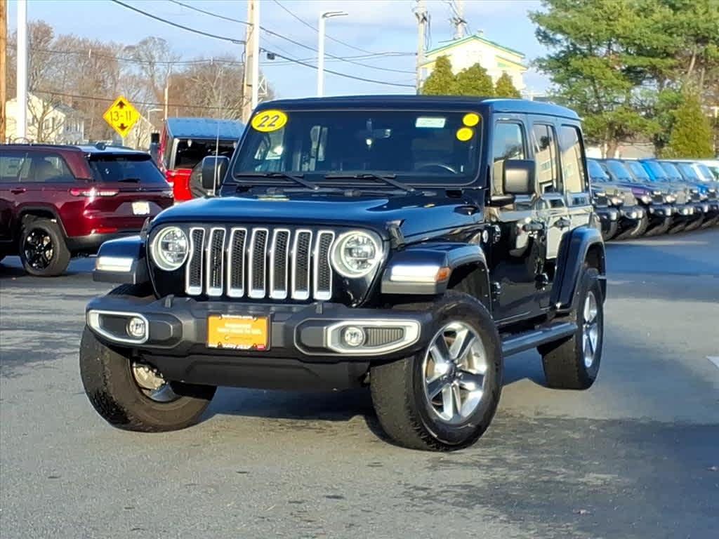 used 2022 Jeep Wrangler Unlimited car, priced at $38,423