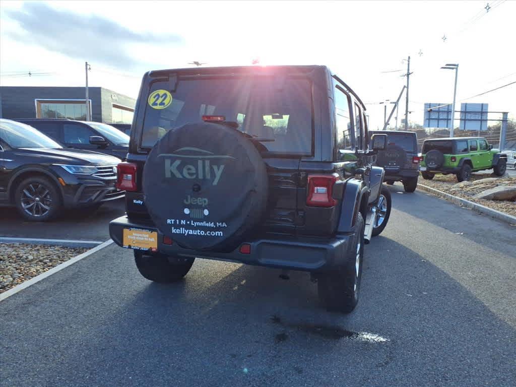 used 2022 Jeep Wrangler Unlimited car, priced at $38,423
