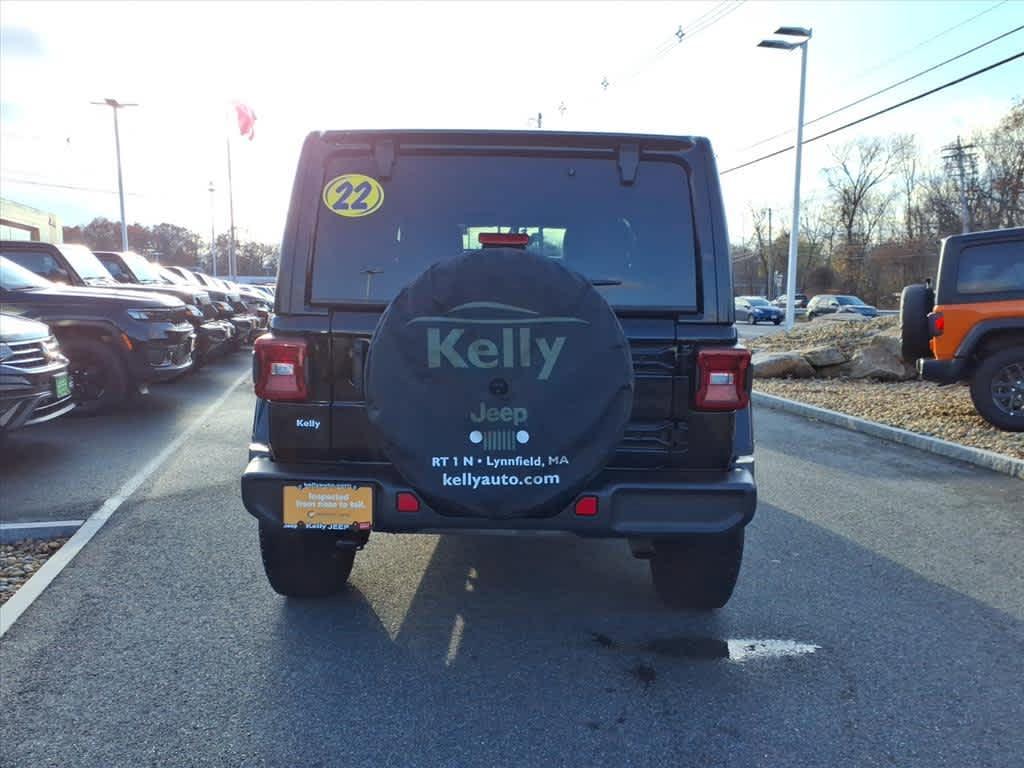 used 2022 Jeep Wrangler Unlimited car, priced at $38,423