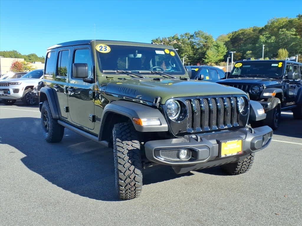 used 2023 Jeep Wrangler car, priced at $35,998