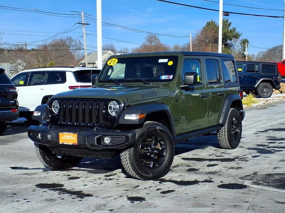 used 2021 Jeep Wrangler Unlimited car, priced at $37,994