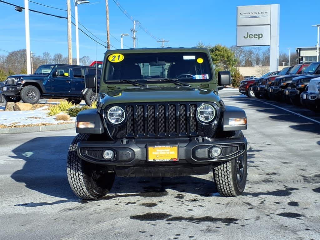 used 2021 Jeep Wrangler Unlimited car, priced at $37,994