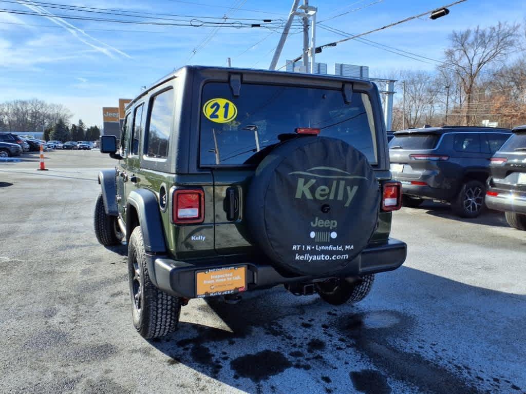 used 2021 Jeep Wrangler Unlimited car, priced at $37,994