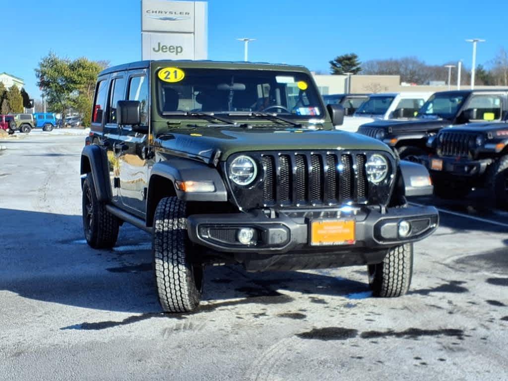 used 2021 Jeep Wrangler Unlimited car, priced at $37,994