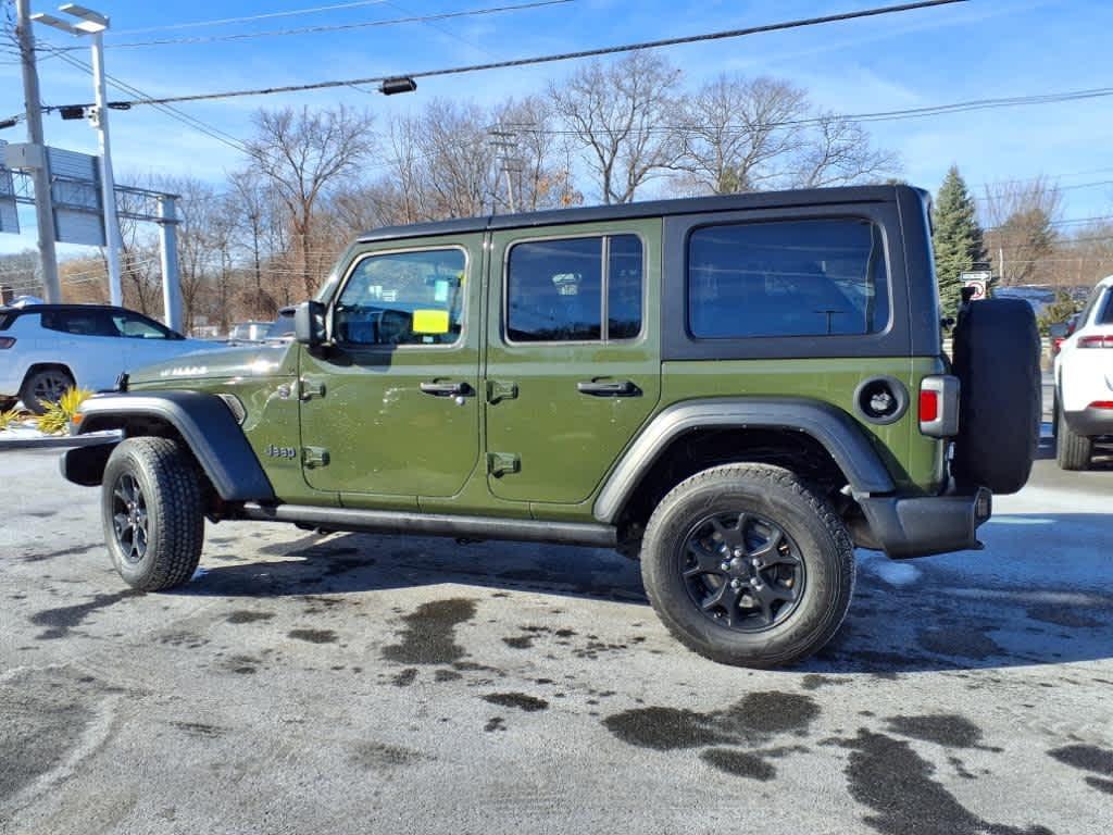 used 2021 Jeep Wrangler Unlimited car, priced at $37,994