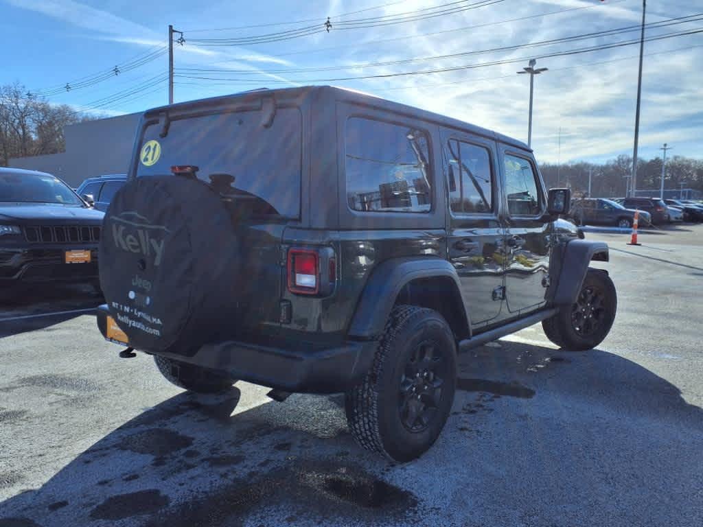 used 2021 Jeep Wrangler Unlimited car, priced at $37,994