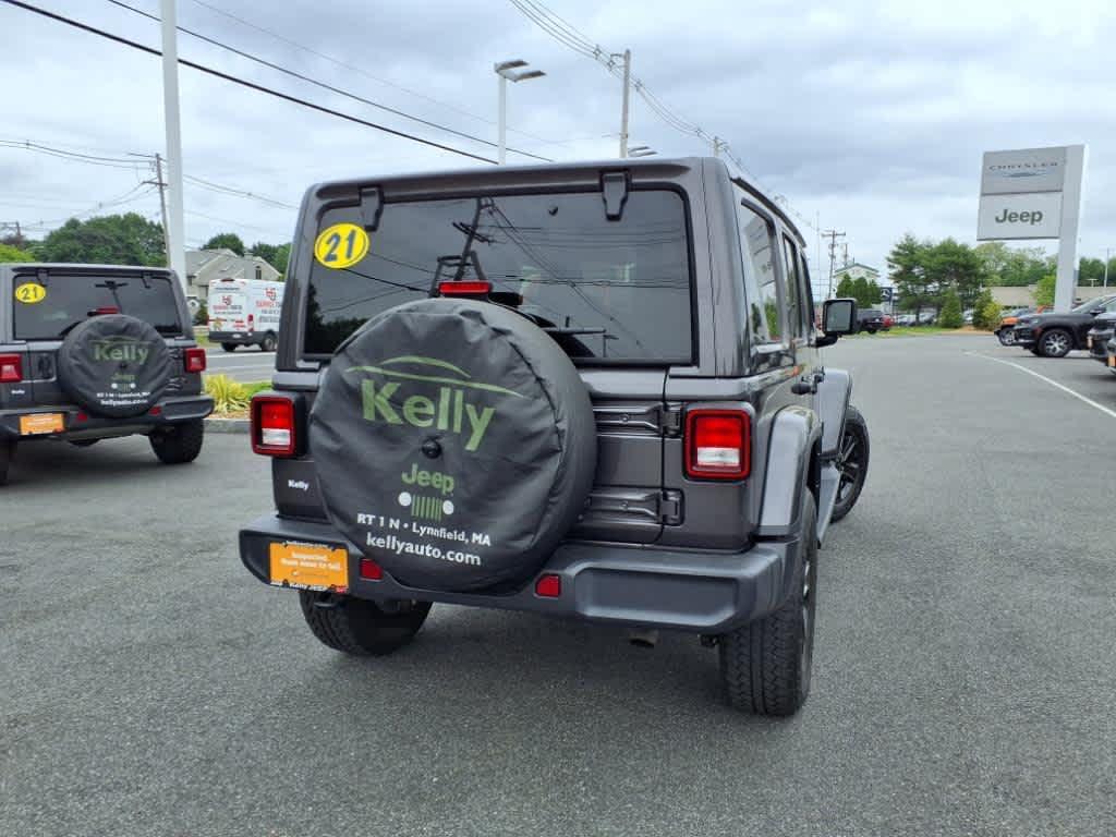 used 2021 Jeep Wrangler Unlimited car, priced at $34,489
