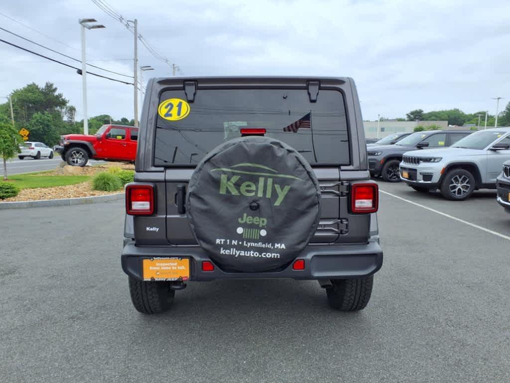 used 2021 Jeep Wrangler Unlimited car, priced at $34,489