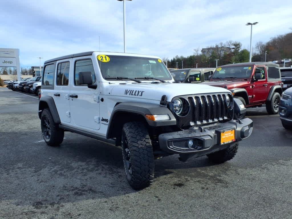 used 2021 Jeep Wrangler Unlimited car, priced at $38,661