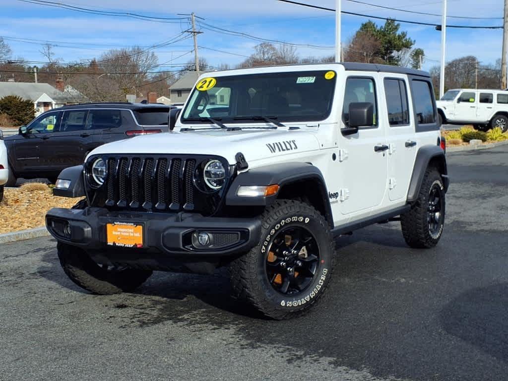 used 2021 Jeep Wrangler Unlimited car, priced at $38,661