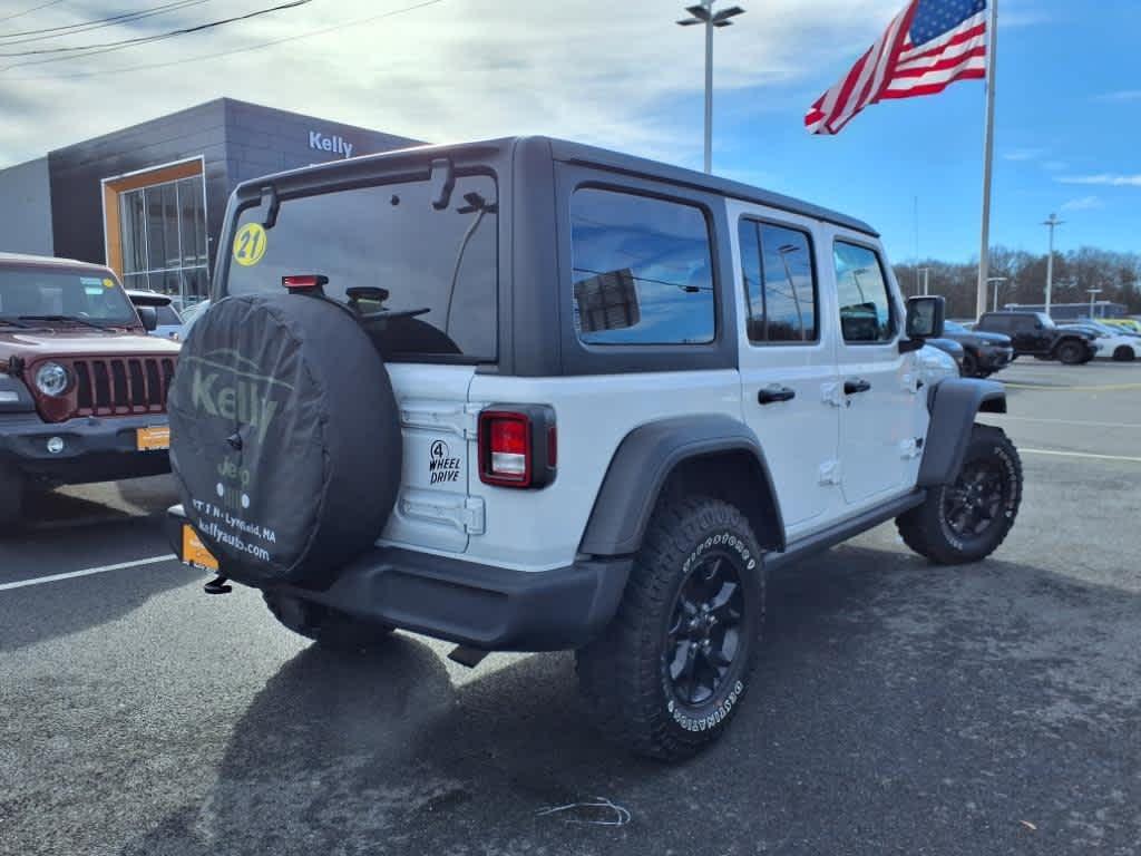 used 2021 Jeep Wrangler Unlimited car, priced at $38,661