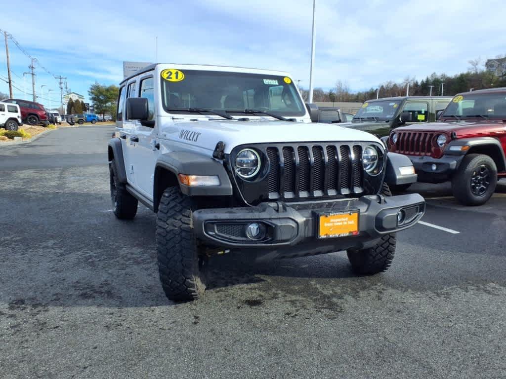 used 2021 Jeep Wrangler Unlimited car, priced at $38,661