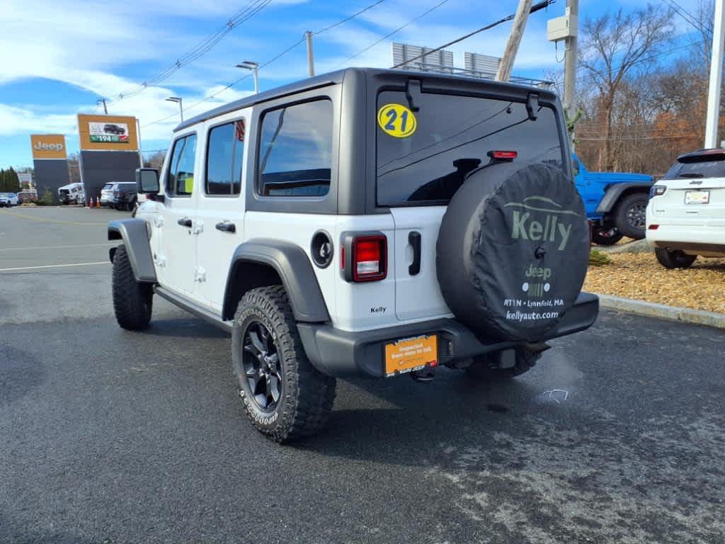 used 2021 Jeep Wrangler Unlimited car, priced at $38,661