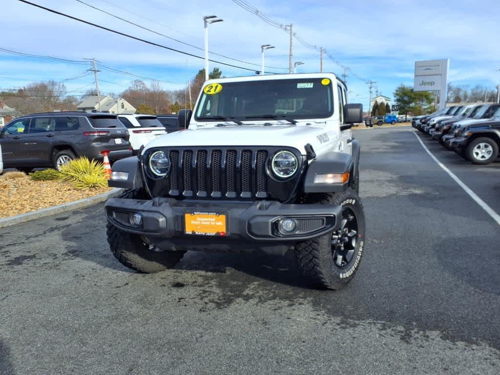 used 2021 Jeep Wrangler Unlimited car, priced at $38,661