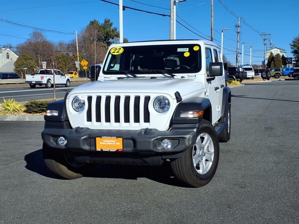 used 2022 Jeep Wrangler Unlimited car, priced at $37,448