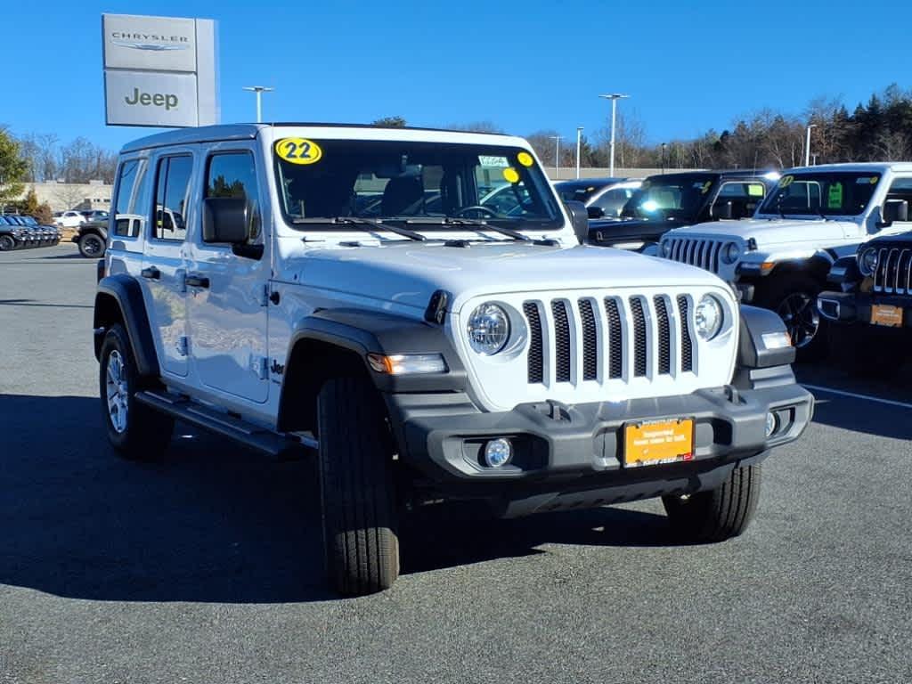 used 2022 Jeep Wrangler Unlimited car, priced at $37,448