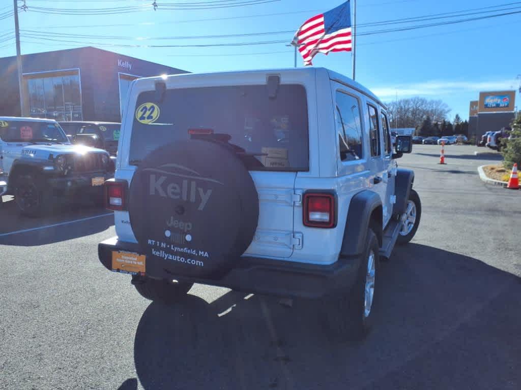 used 2022 Jeep Wrangler Unlimited car, priced at $37,448