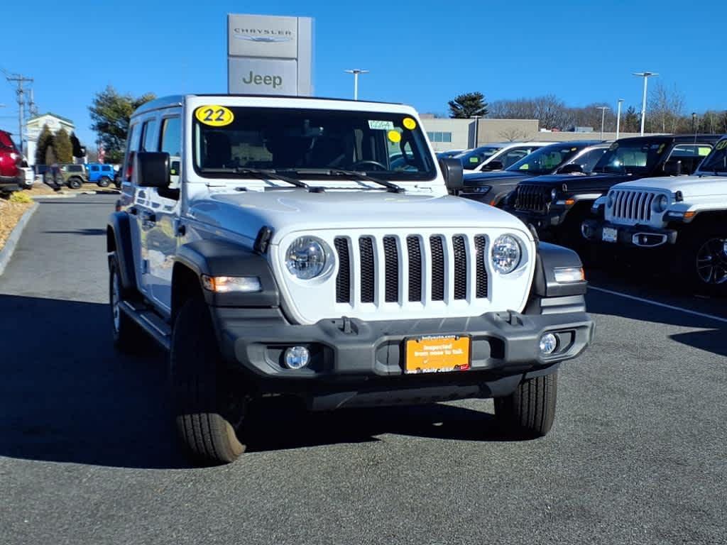 used 2022 Jeep Wrangler Unlimited car, priced at $37,448