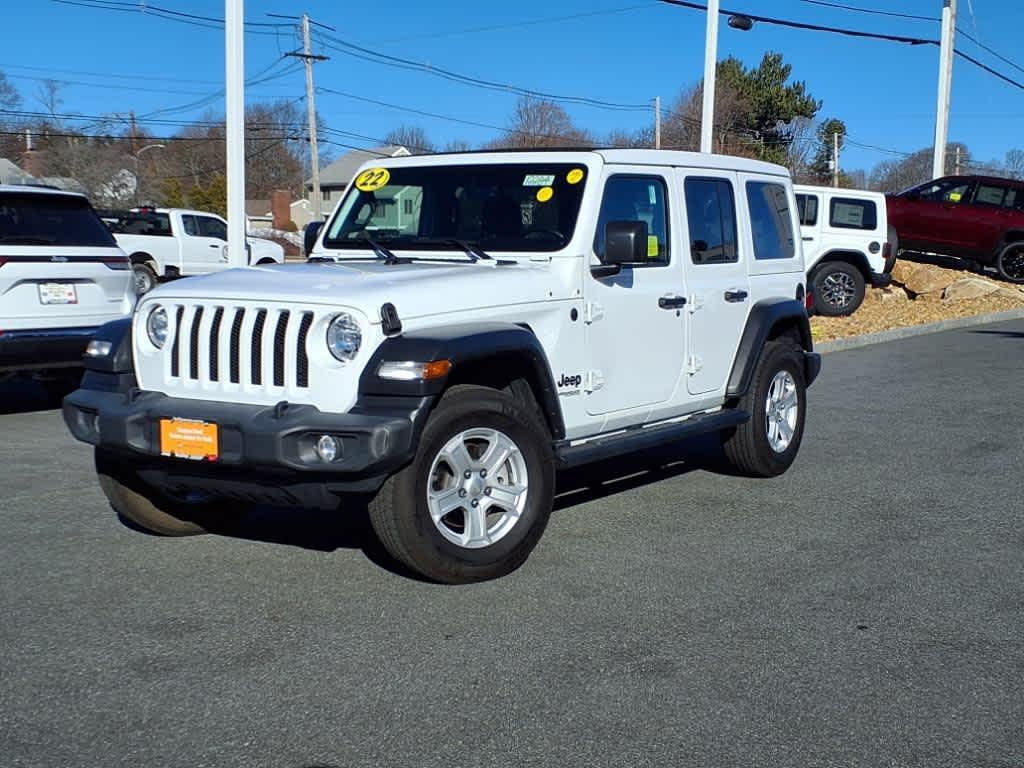 used 2022 Jeep Wrangler Unlimited car, priced at $37,448