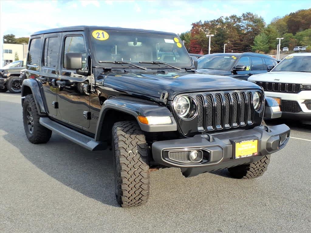 used 2021 Jeep Wrangler Unlimited car, priced at $36,709
